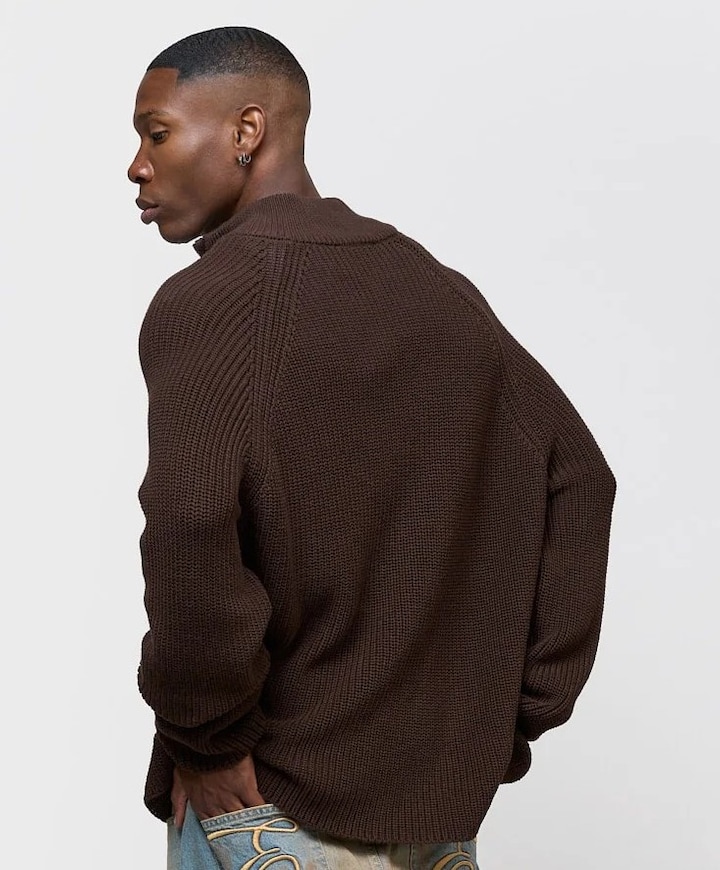 Uniseks sweater bruin