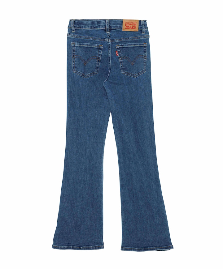 LVG 726 flare side slit jeans blauw