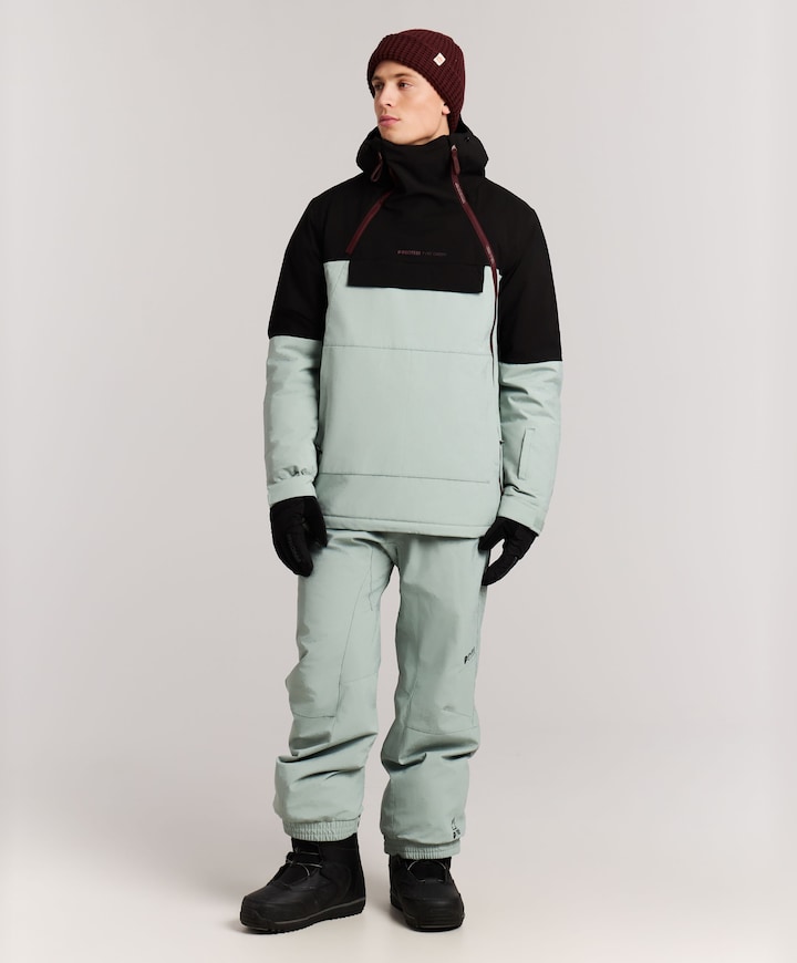 Heren ski-jas grijs
