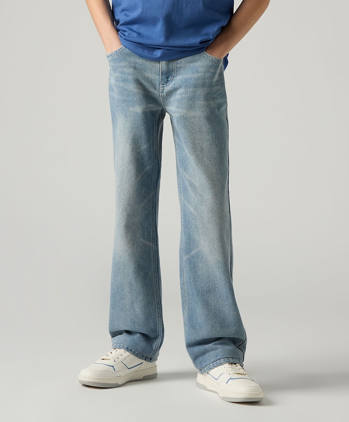 LVB 505 Regular fit jongens jeans blauw