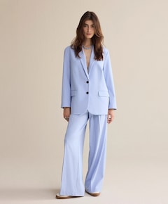 Trousers Viscose blend dames pantalon blauw