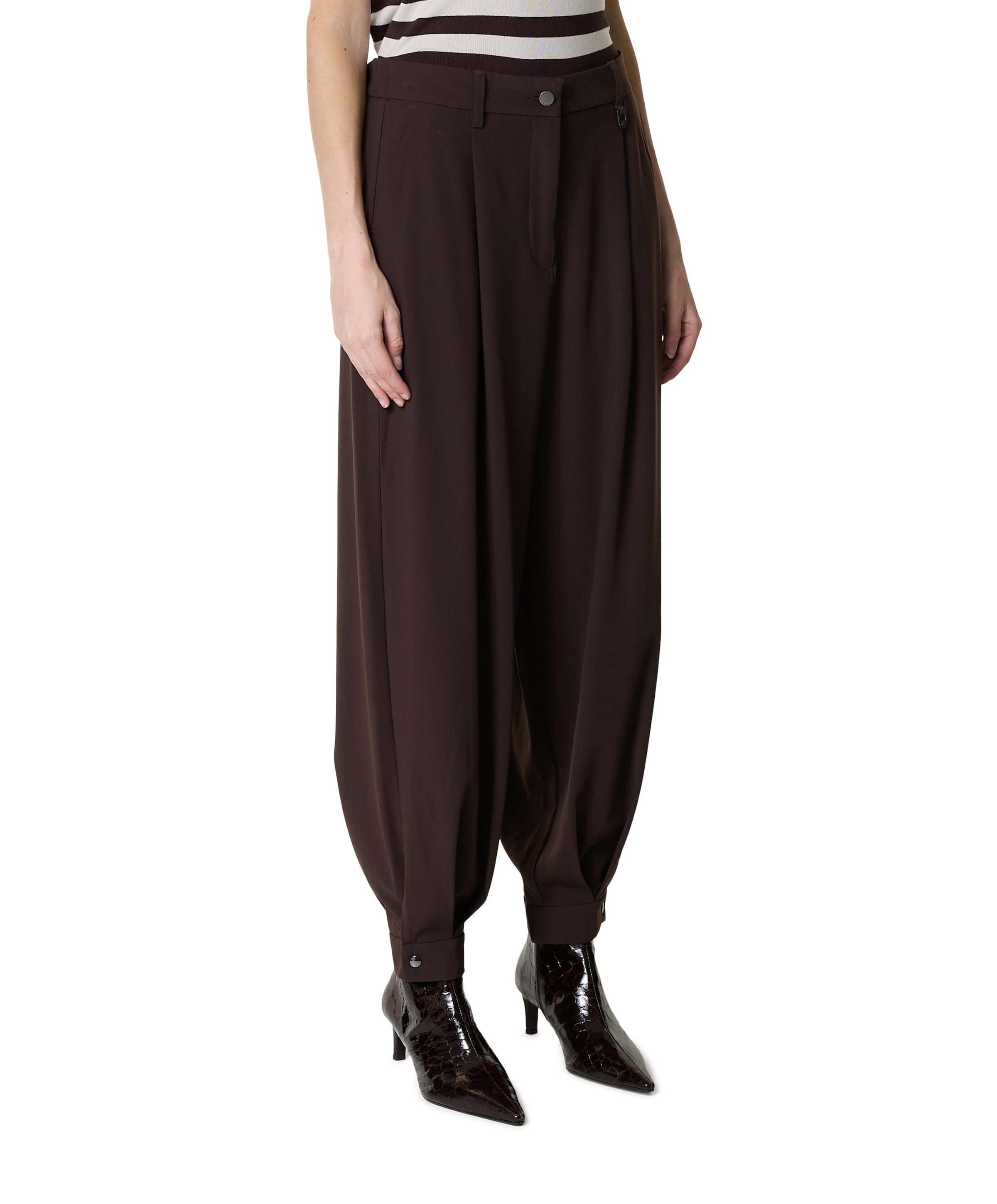 BALLOON dames pantalon bruin