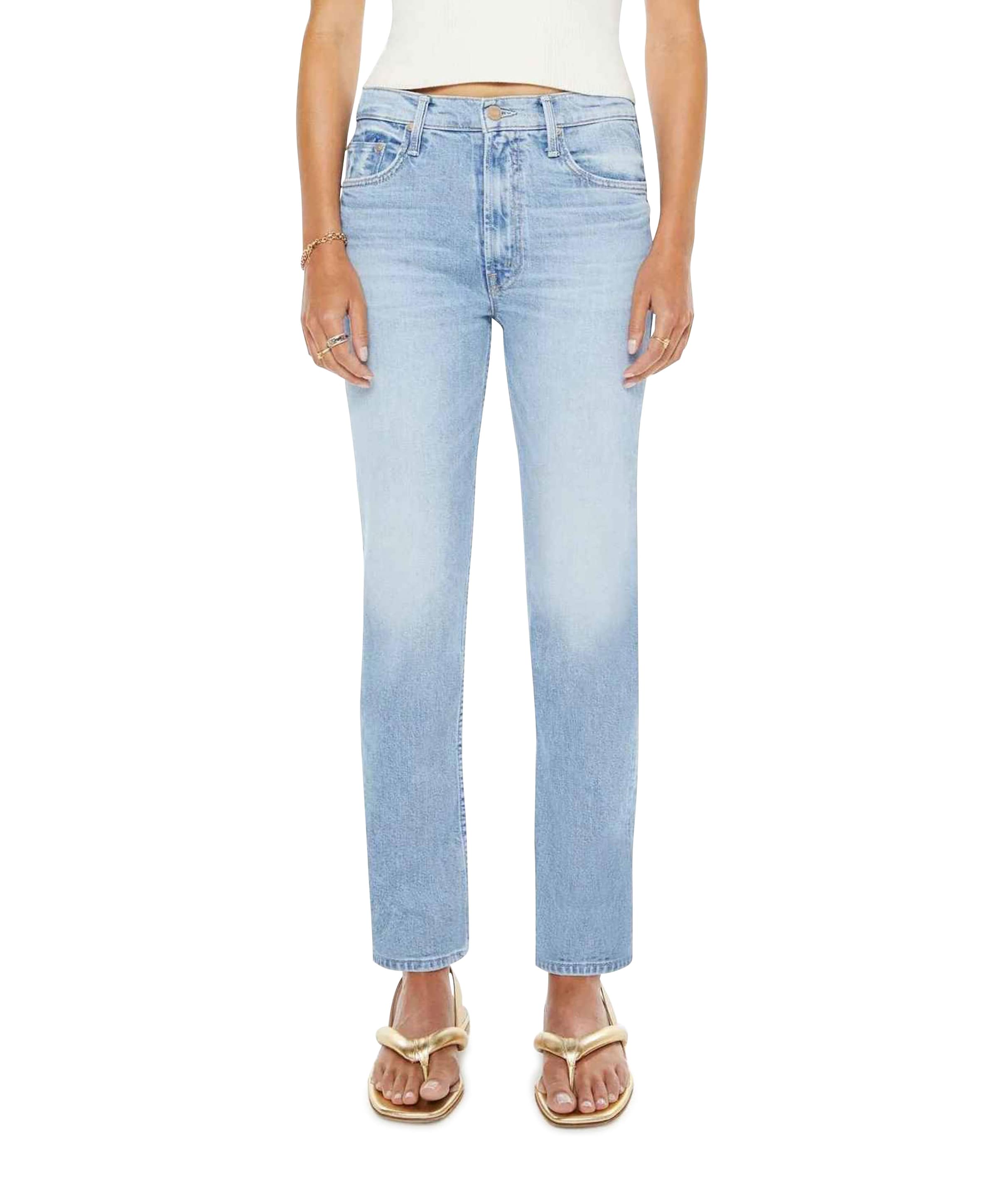 High Waisted Rider Hover dames jeans blauw