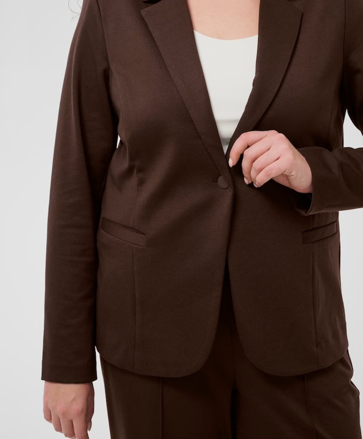 Dames blazer bruin