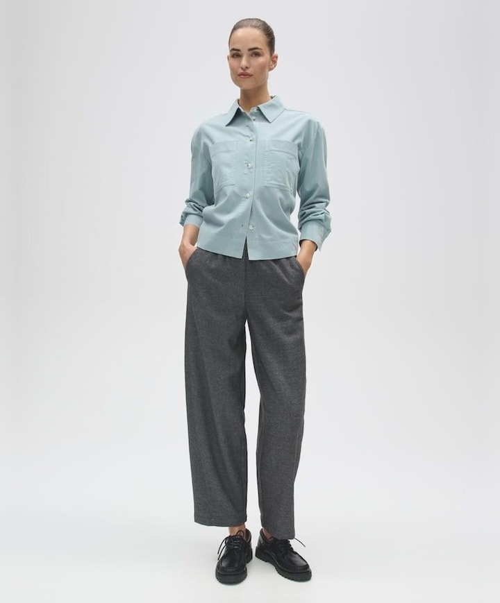 Dames blouse blauw
