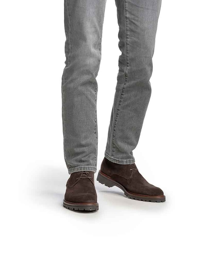 heren veterboots bruin