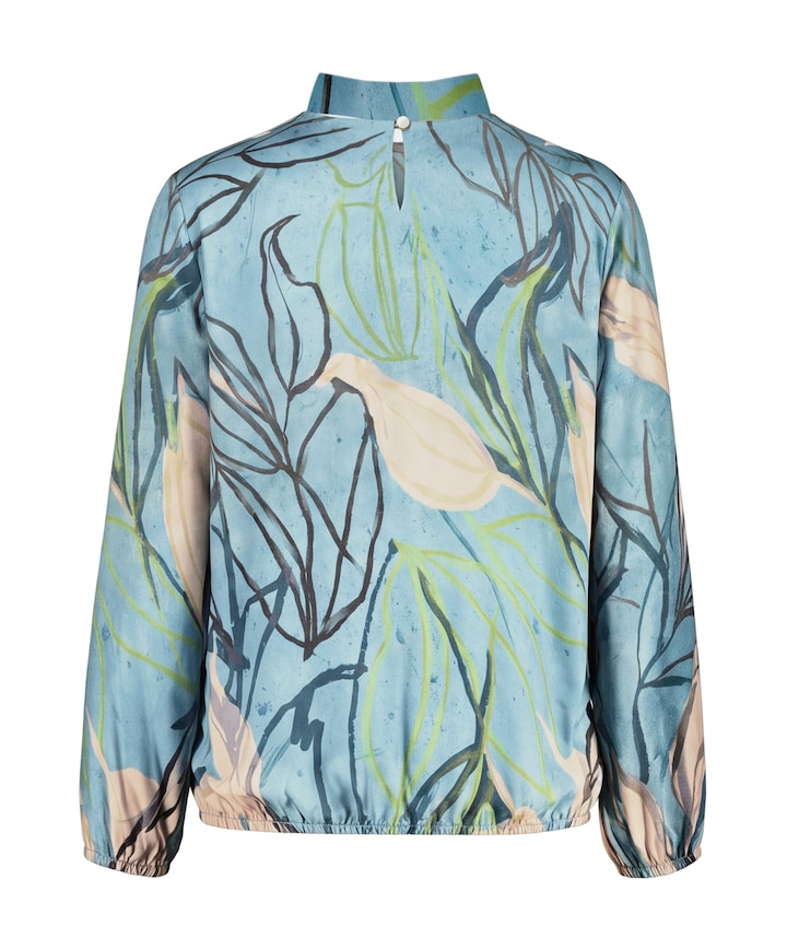 Dames blouse blauw