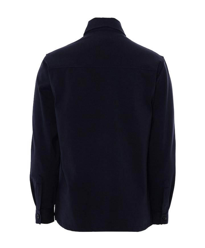 Heren overshirt blauw