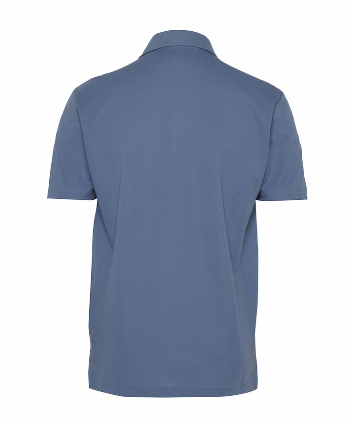 Heren polo blauw
