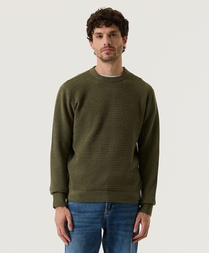 Heren trui groen