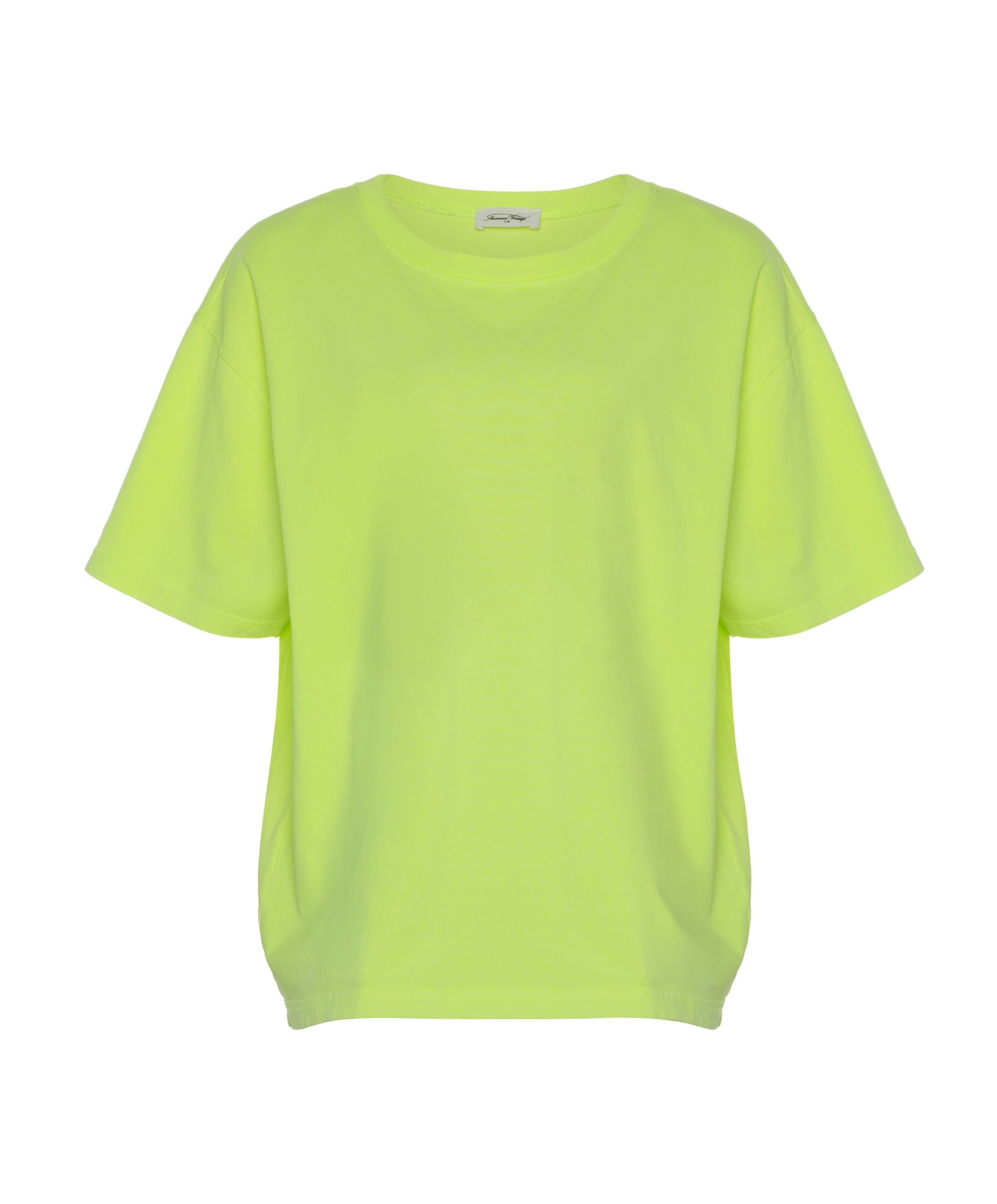 Dames t-shirt geel