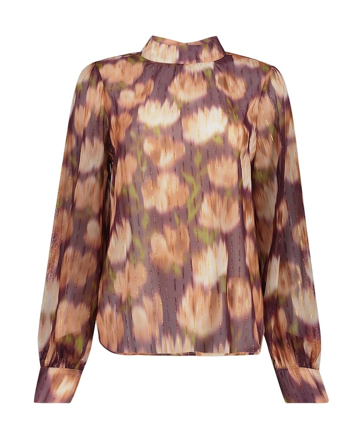 Dames blouse bordeaux
