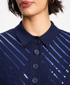 Dames polo blauw