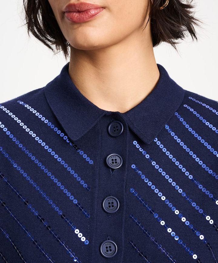 Dames polo blauw