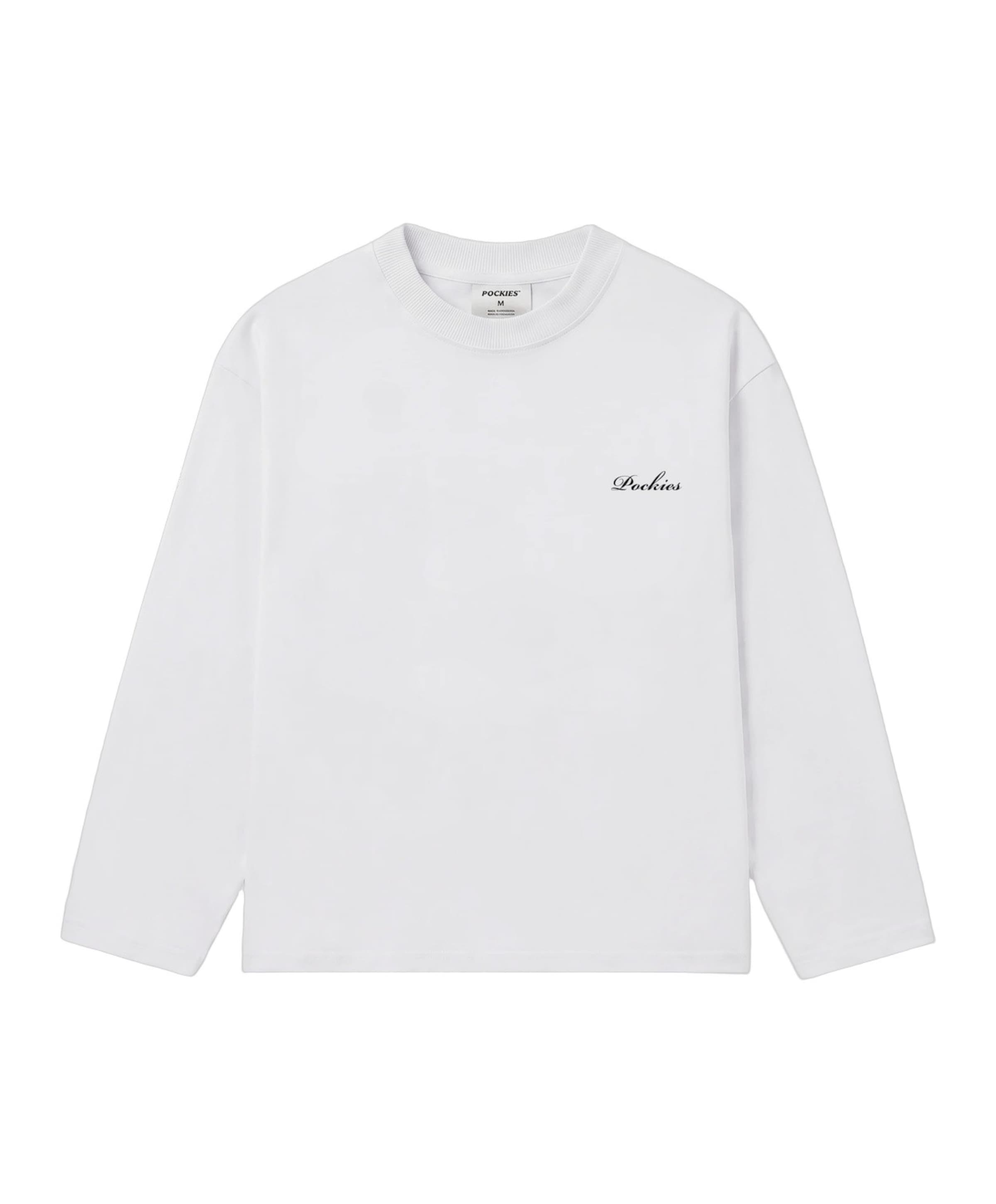 Heren longsleeve wit