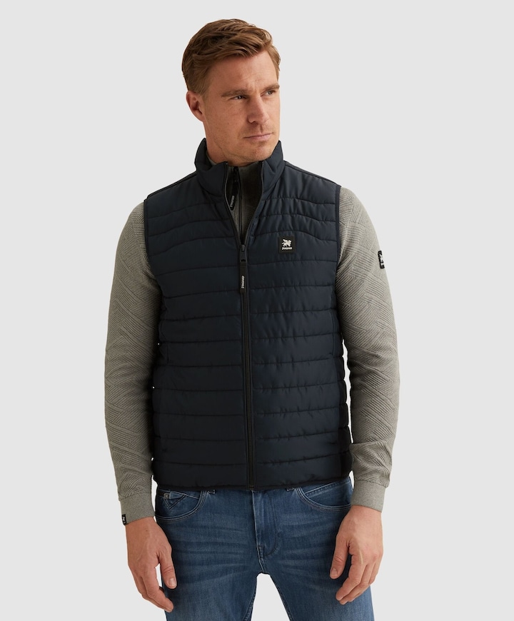Heren bodywarmer blauw