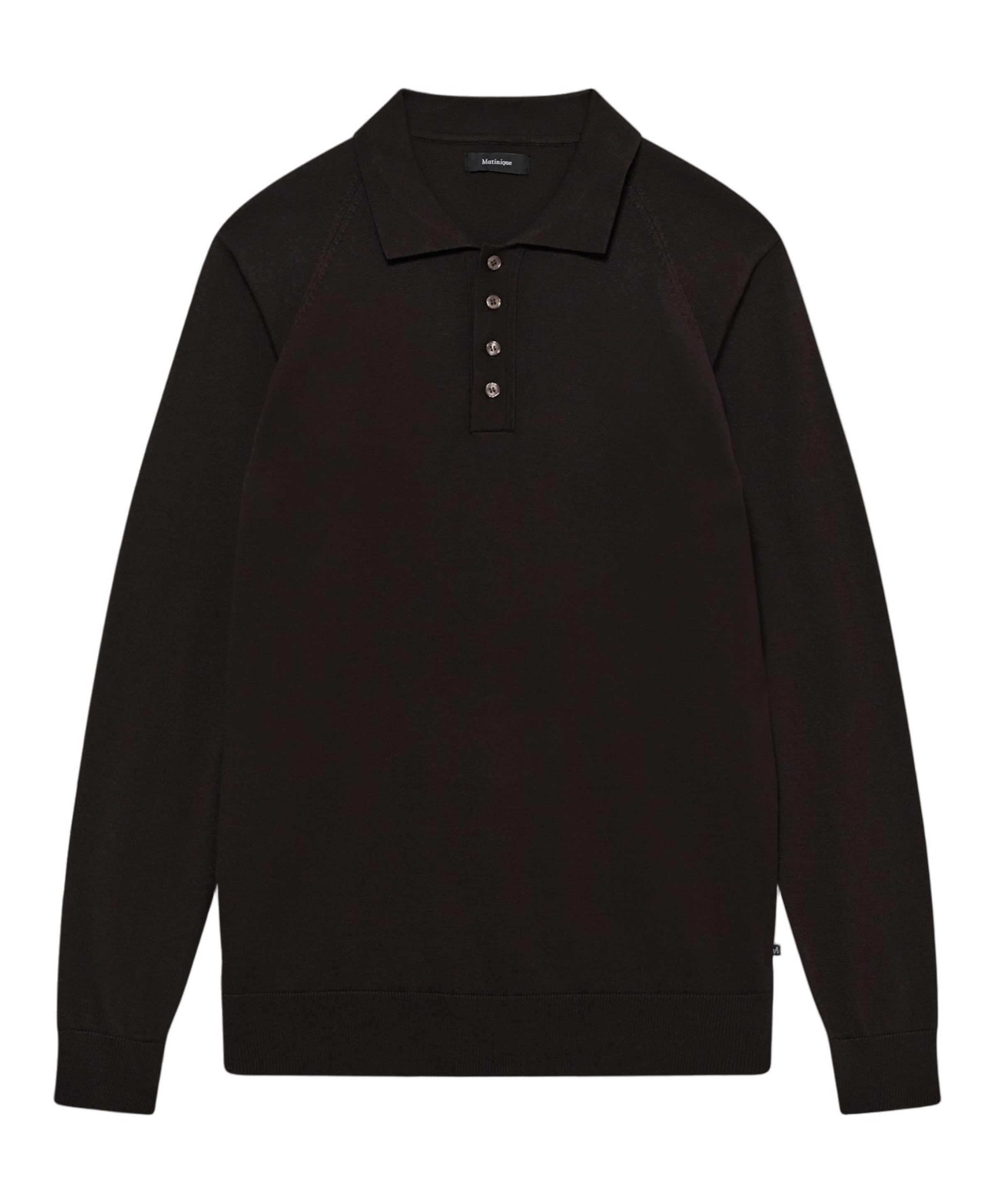 Heren polo bruin