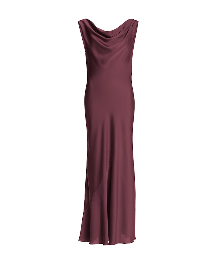Dames jurk bordeaux