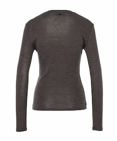 Dames longsleeve bruin