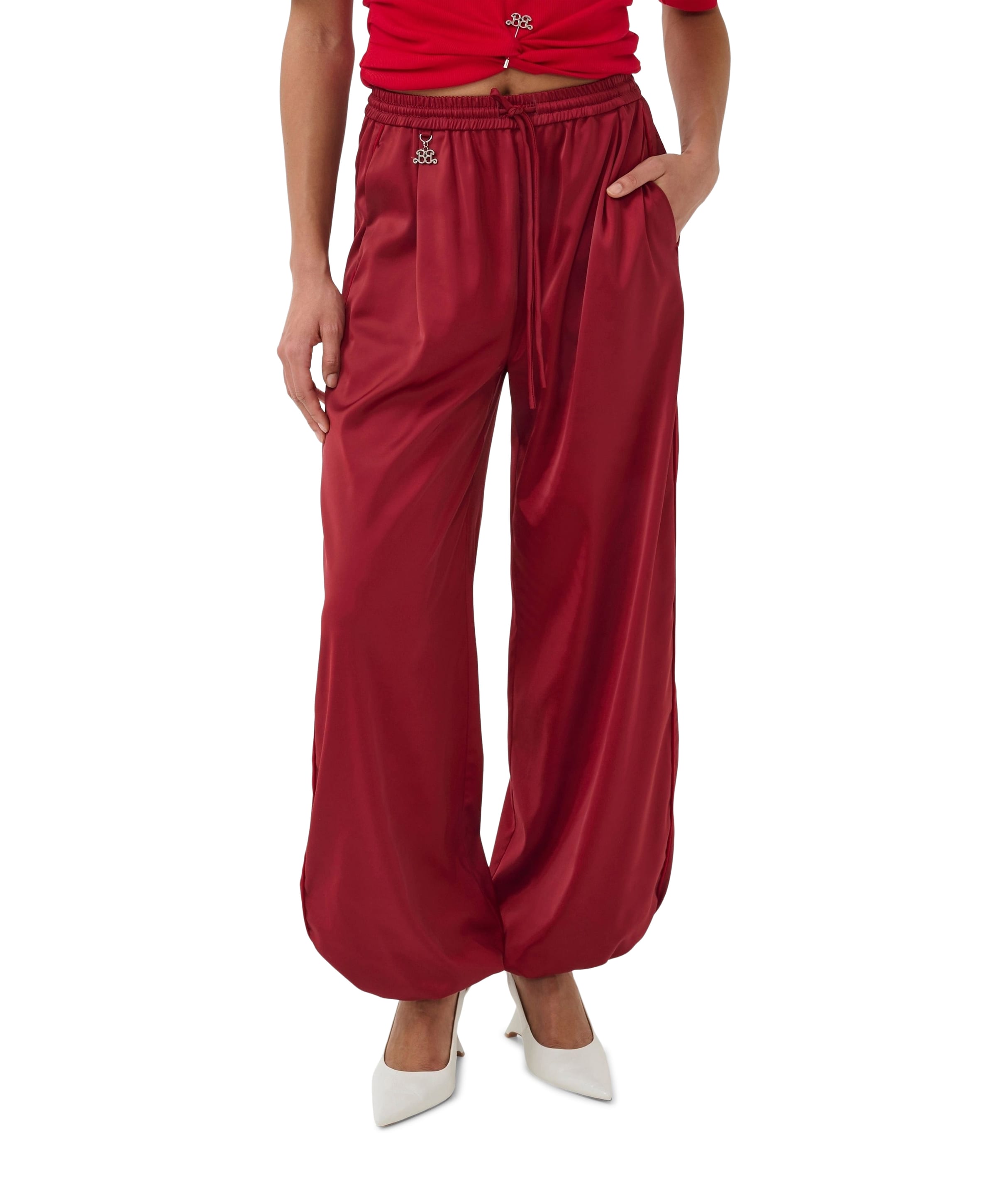 BXGricky track pants dames broek rood