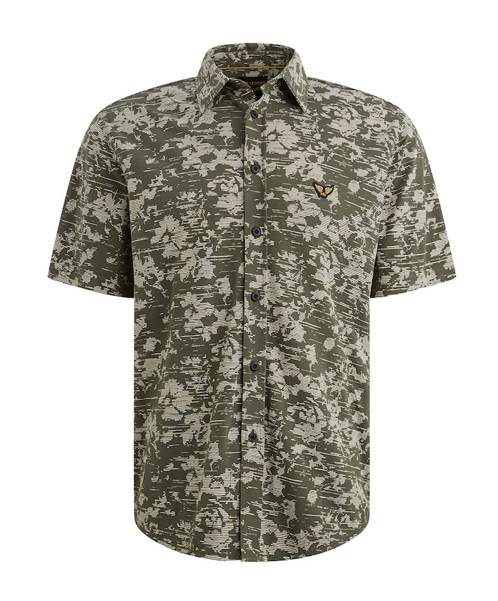 Heren polo korte mouw groen