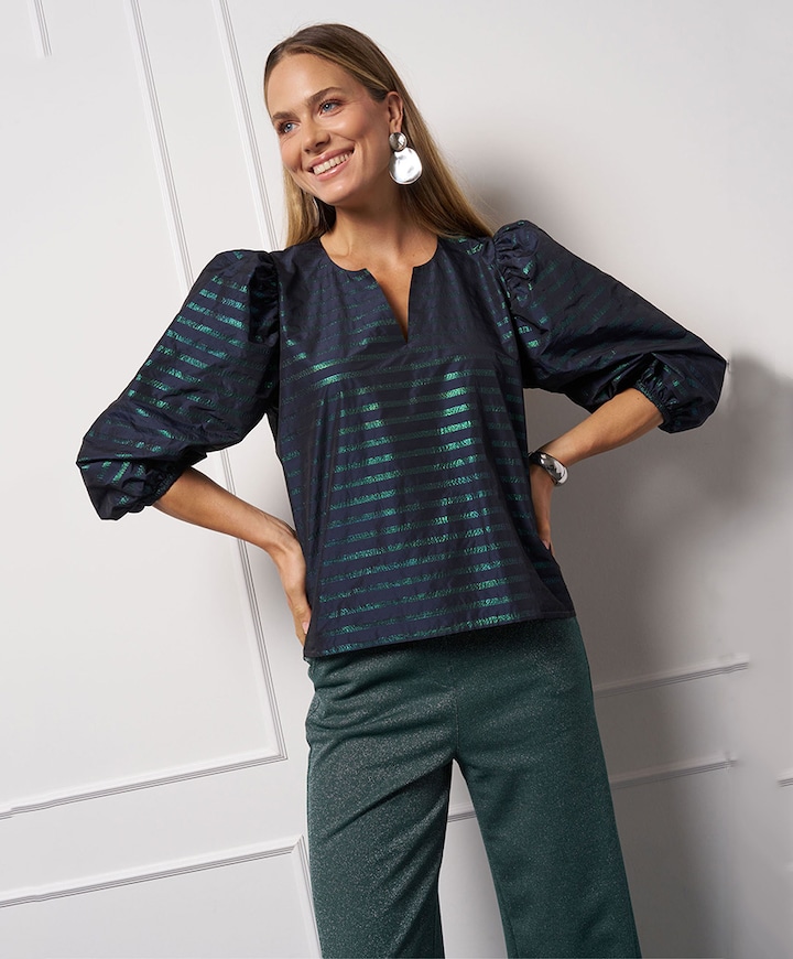 Dames blouse groen
