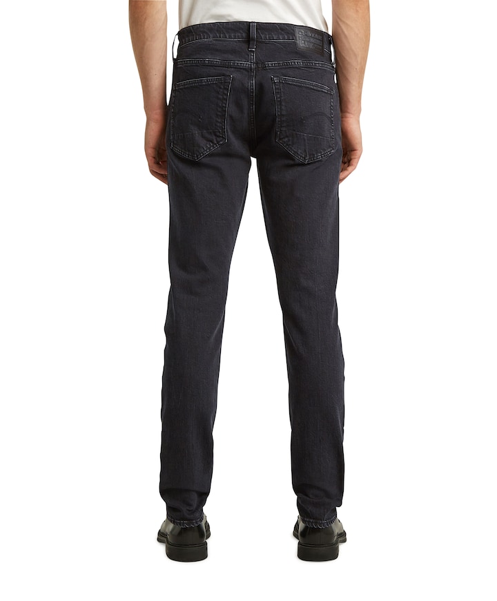 3301 Slim heren jeans zwart