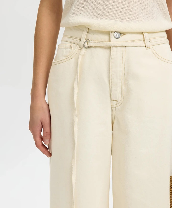 SLFTENNA MW dames jorts ecru