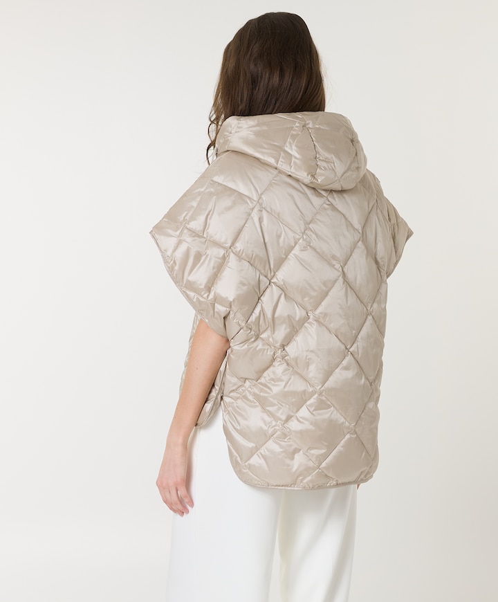 Dames cape beige
