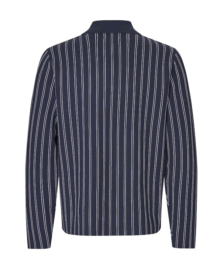 Heren polo blauw