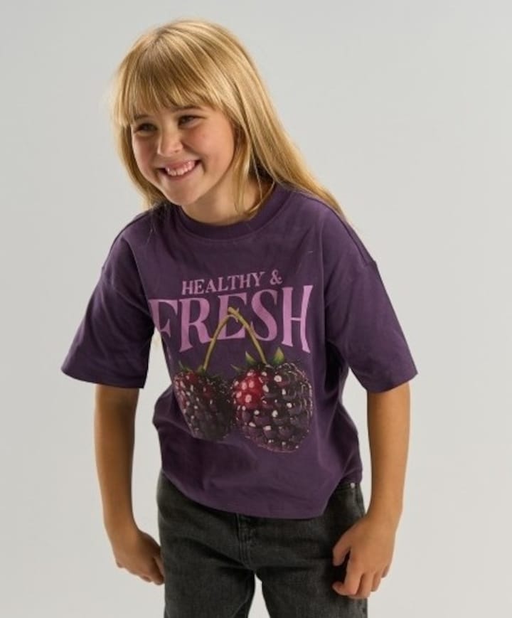 Meisjes T-shirt paars