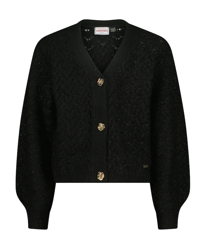 Meisjes vest zwart