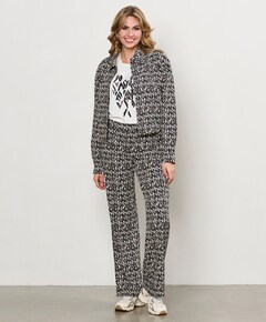 PATRICE GRAPHIC TRAVEL dames broek zwart