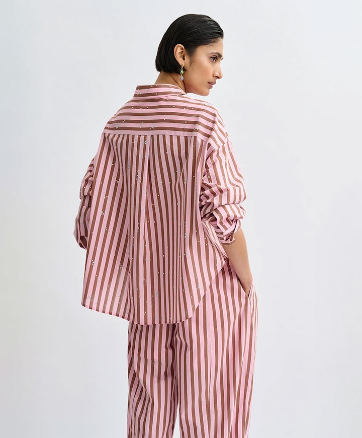 Dames blouse roze