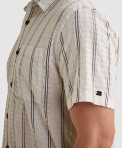 Heren overhemd korte mouw wit