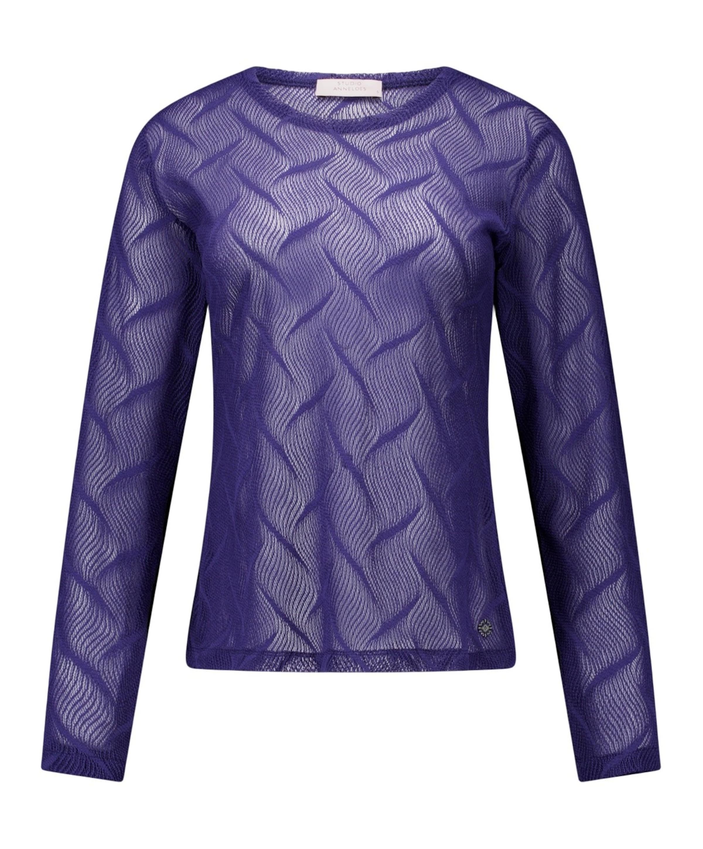 Dames longsleeve blauw