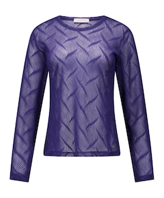 Dames longsleeve blauw