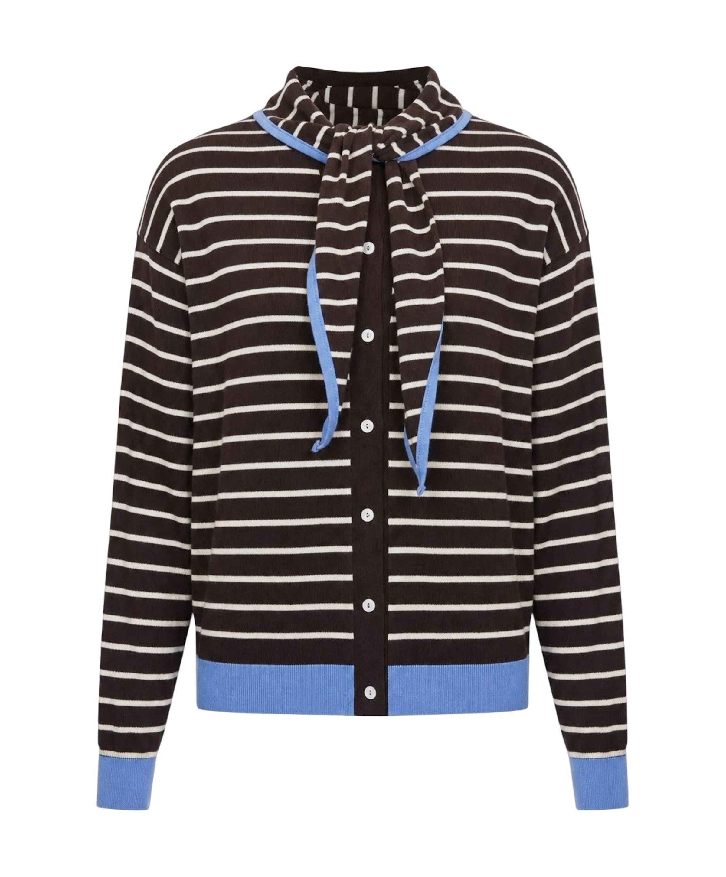 Dames vest bruin