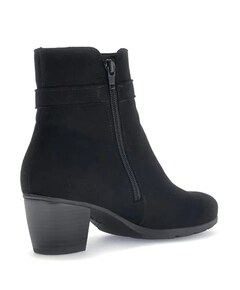 dames enkellaarzen zwart