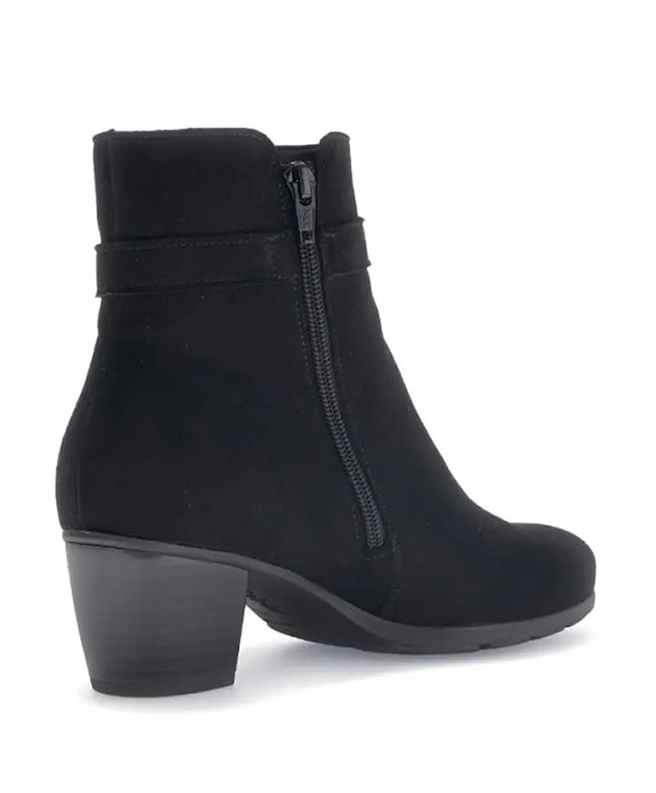 dames enkellaarzen zwart