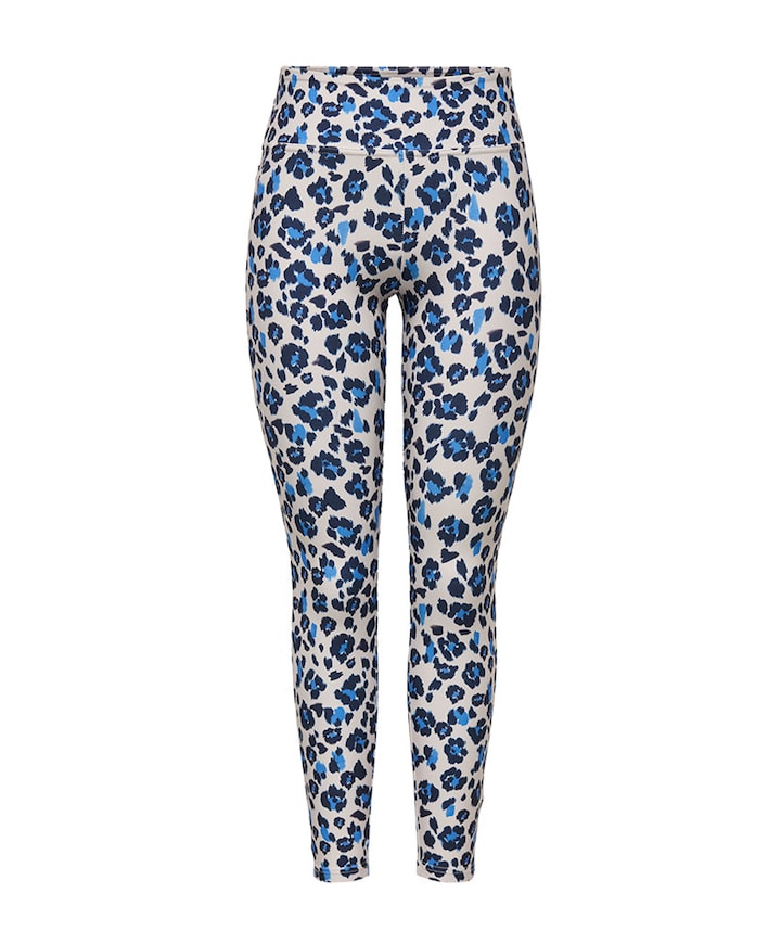 ONPRYA-2- FERN LIFE HW AOP PCK dames broek beige