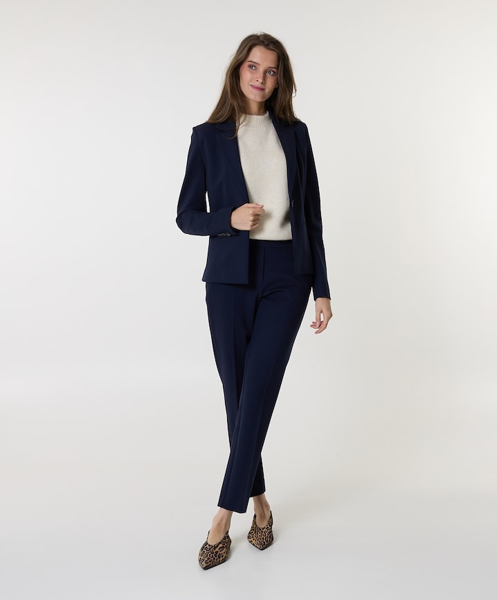 Dames blazer blauw