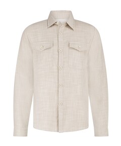 Heren overshirt beige