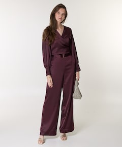 Dames blouse bordeaux