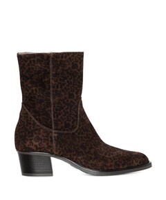 dames enkellaarzen bruin