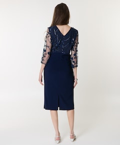 Dames jurk blauw