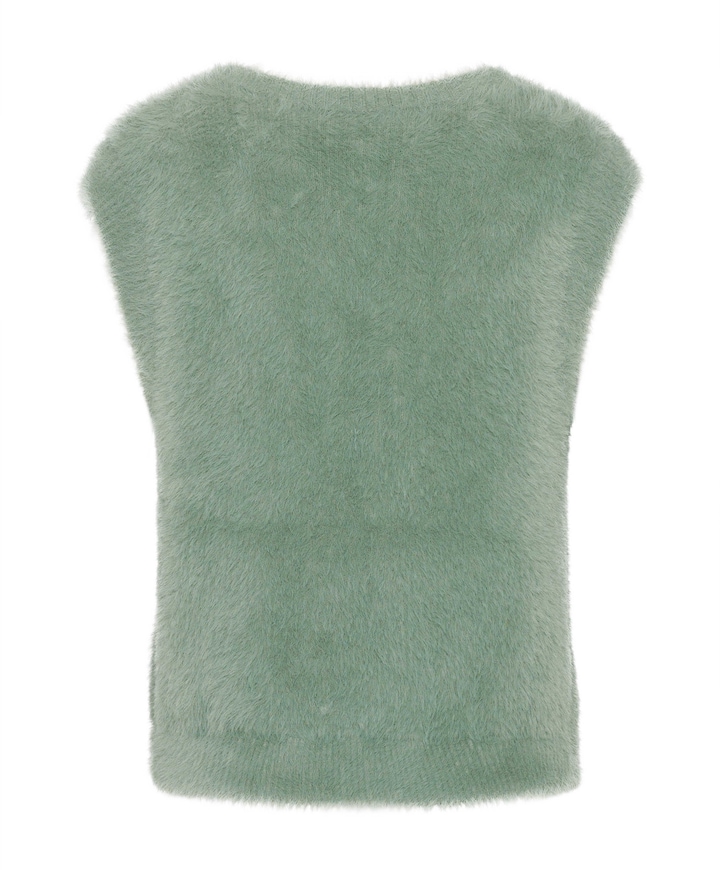 Dames gilet groen