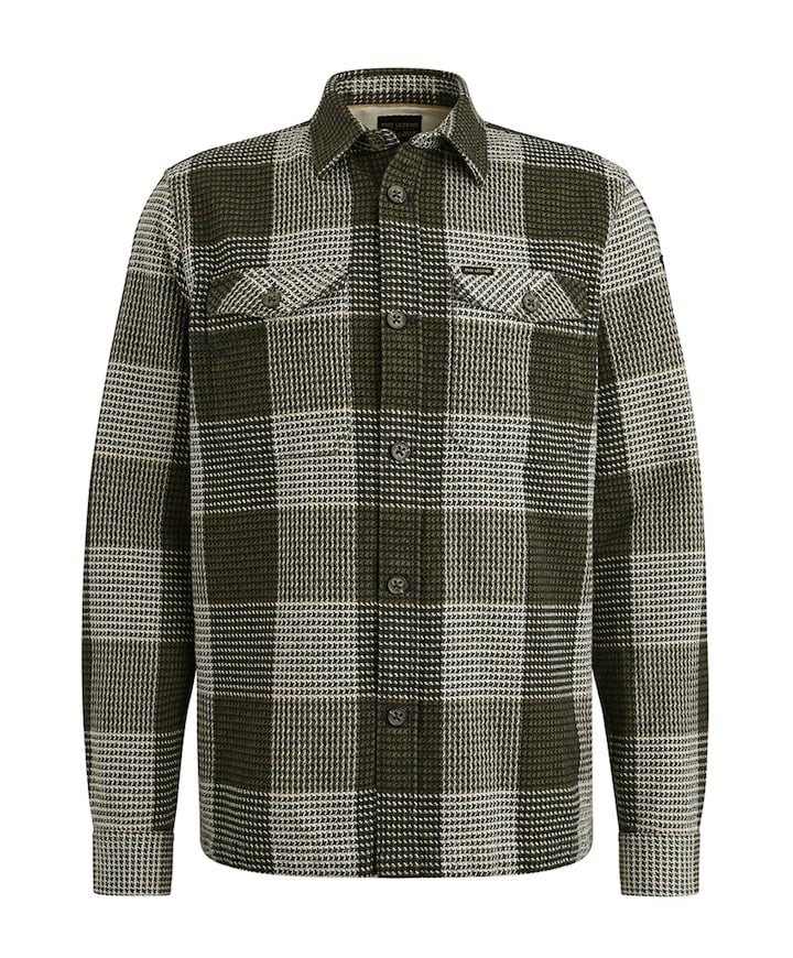 Overshirt lange mouw groen