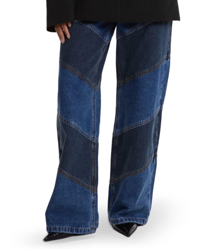 DENIM MIX dames jeans blauw