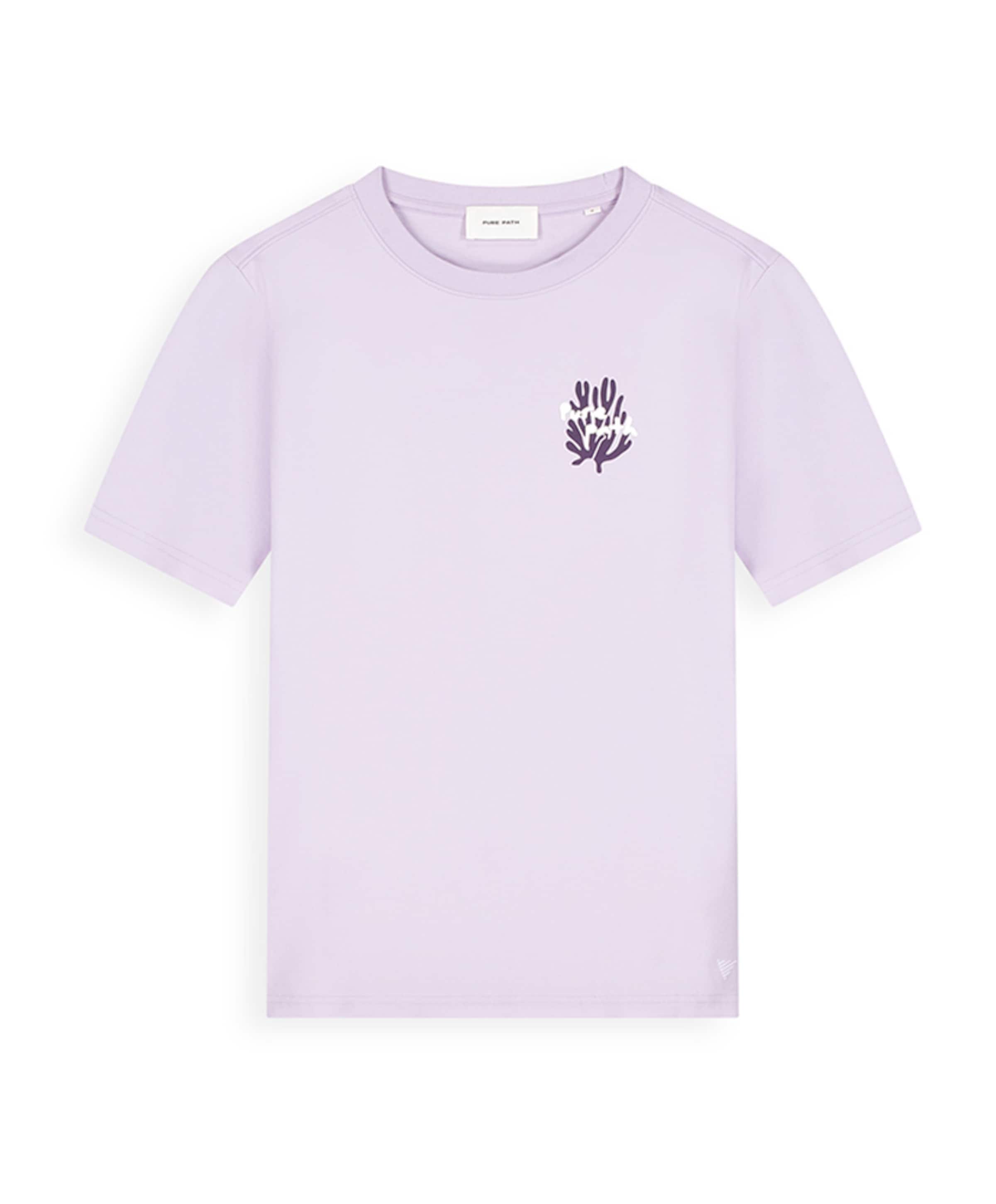 Heren T-shirt paars